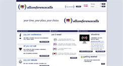 Desktop Screenshot of allconferencecalls.dk