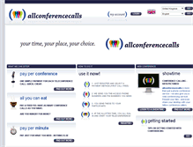 Tablet Screenshot of allconferencecalls.co.uk