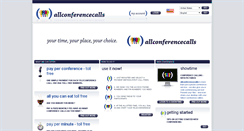 Desktop Screenshot of allconferencecalls.com